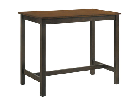 Connie Chestnut & Dark Brown 4pc Counter Height Dining Set - Ornate Home