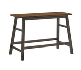 Connie Chestnut & Dark Brown 4pc Counter Height Dining Set - Ornate Home