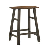 Connie Chestnut & Dark Brown 4pc Counter Height Dining Set - Ornate Home