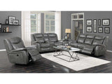 Conrad Grey 3pc Motion Living Room Set - Ornate Home