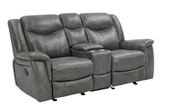 Conrad Grey 3pc Motion Living Room Set - Ornate Home