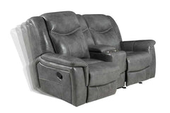 Conrad Grey 3pc Motion Living Room Set - Ornate Home