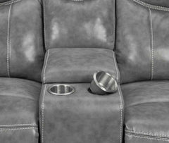 Conrad Grey 3pc Motion Living Room Set - Ornate Home