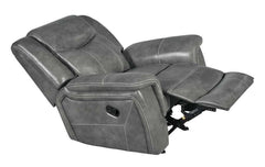 Conrad Grey 3pc Motion Living Room Set - Ornate Home