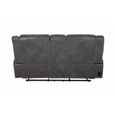 Conrad Grey Motion Loveseat w/ Console - Ornate Home