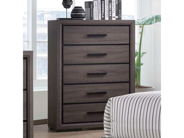 Conwy Gray Chest - Ornate Home