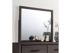 Conwy Gray Mirror - Ornate Home