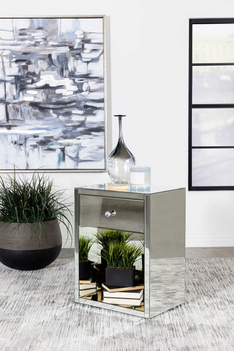 Coquette Mirror Side Table - Ornate Home