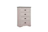 Coralee Chalk/Grey Sleigh Bedroom Set - Ornate Home