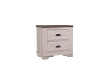 Coralee Chalk/Grey Sleigh Bedroom Set - Ornate Home