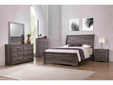 Coralee Gray Sleigh Bedroom Set - Ornate Home