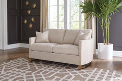 Corliss Beige 2pc Stationary Living Room Set - Ornate Home