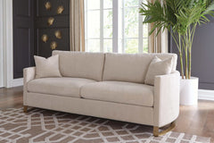 Corliss Beige 2pc Stationary Living Room Set - Ornate Home