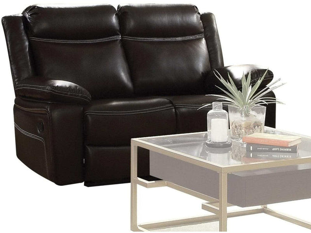 Corra Motion Loveseat in Espresso - Ornate Home