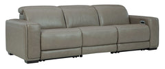 Correze Gray 3pc Power Reclining Sectional Sofa - Ornate Home