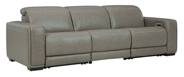 Correze Gray 3pc Power Reclining Sectional Sofa - Ornate Home