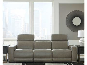Correze Gray 3pc Power Reclining Sectional Sofa - Ornate Home