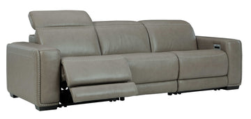 Correze Gray 3pc Power Reclining Sectional Sofa - Ornate Home
