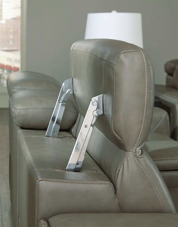 Correze Gray 3pc Power Reclining Sectional Sofa - Ornate Home