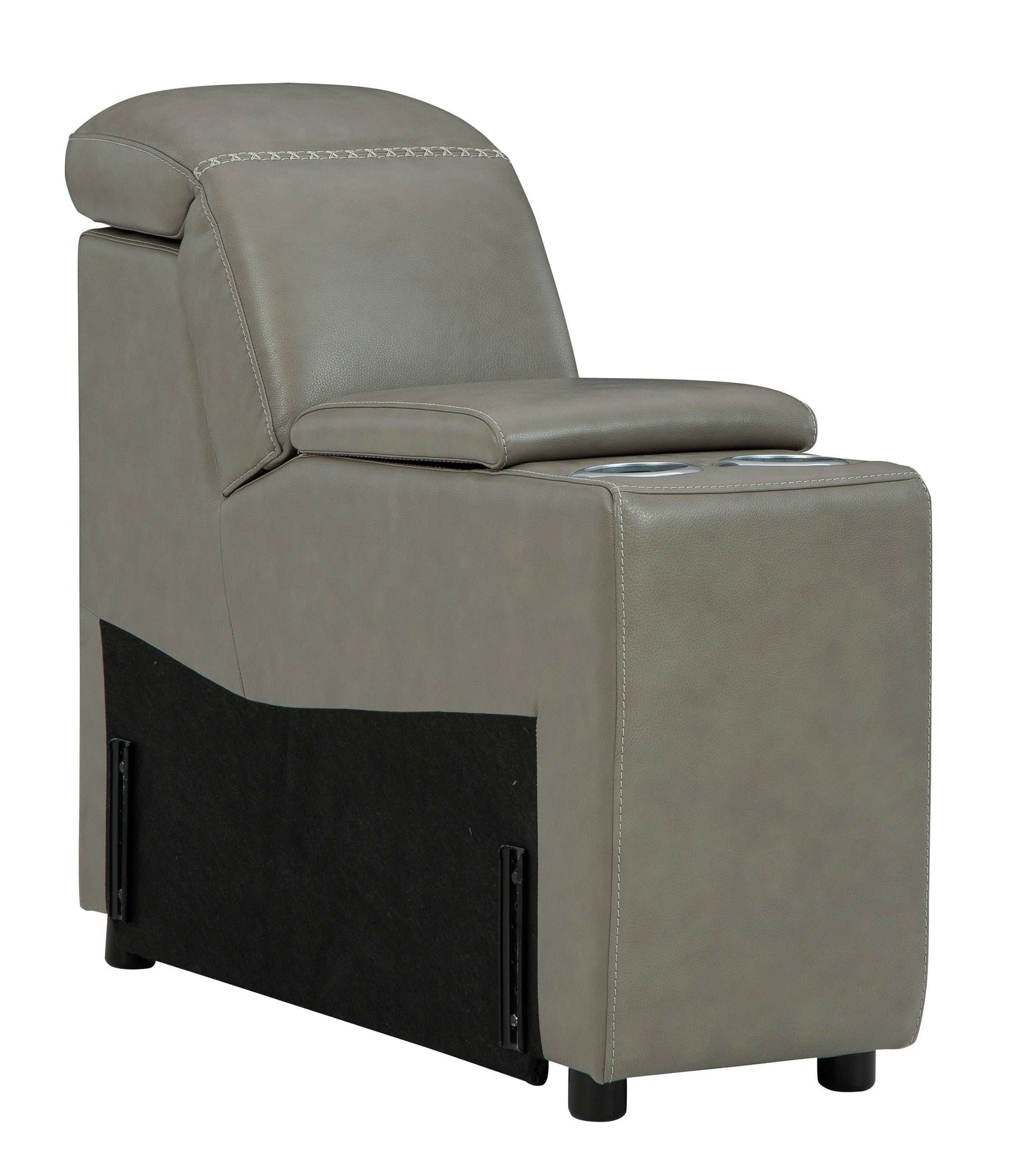 Correze Gray 5pc Power Reclining Sectional - Ornate Home