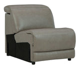 Correze Gray 5pc Power Reclining Sectional w/ LAF Chaise - Ornate Home