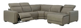 Correze Gray 5pc Power Reclining Sectional w/ RAF Chaise - Ornate Home