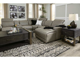 Correze Gray 6pc Power Reclining Sectional w/ RAF Chaise - Ornate Home