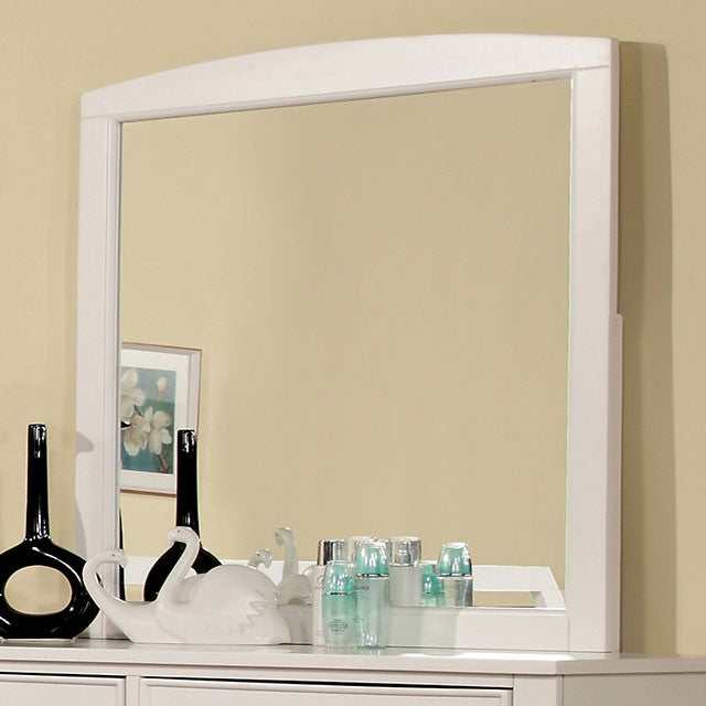 Corry White Mirror - Ornate Home