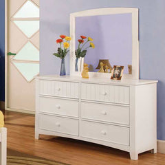 Corry White Mirror - Ornate Home