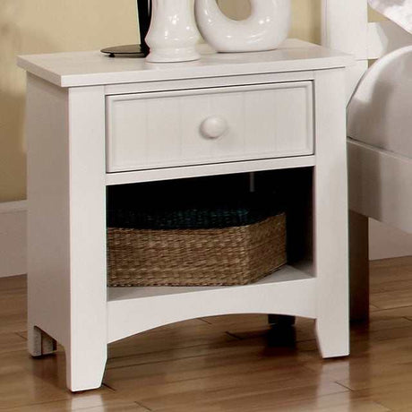 Corry White Nightstand - Ornate Home