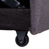 Crane Sleeper Sectional Sofa Grey with Storage Space - Ornate Home