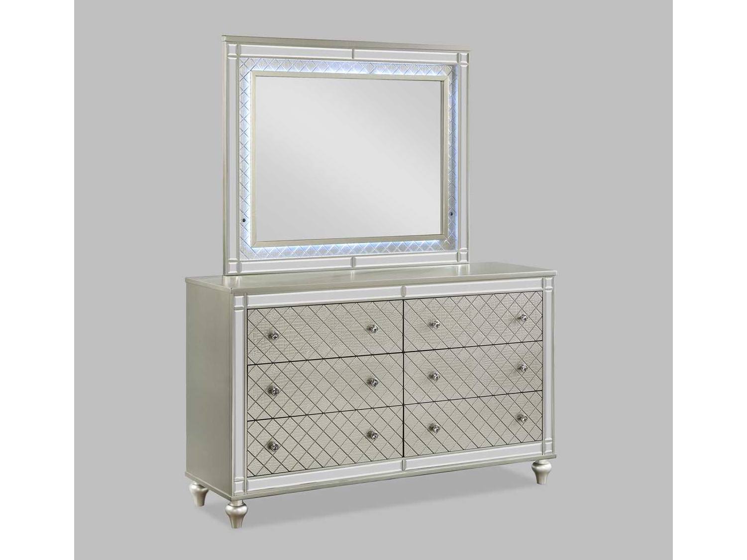 Cristian Champagne Dresser - Ornate Home