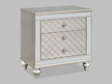 Cristian Champagne Nightstand - Ornate Home