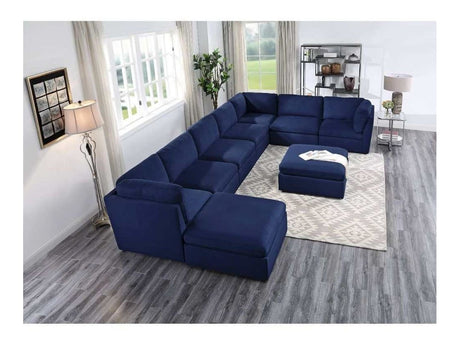 Crosby Deep Blue Modular Sectional Sofa PreSets - Ornate Home