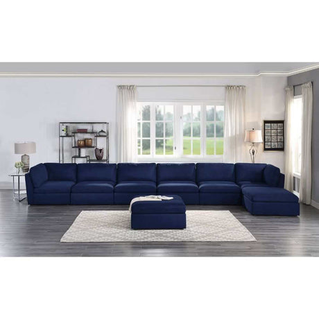 Crosby Deep Blue Modular Sectional Sofa PreSets - Ornate Home