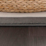 Crystal Cream/Gray Modern Bordered Indoor Non Slip Area Rugs - Ornate Home