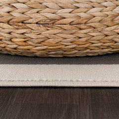 Crystal Dark Gray/Cream Modern Bordered Indoor Non Slip Area Rugs - Ornate Home