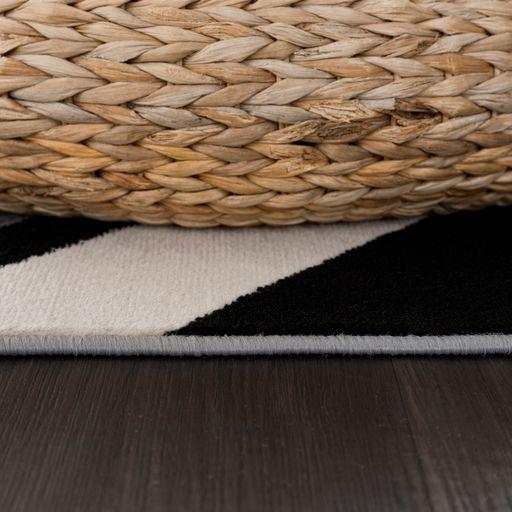 Crystal Gray/Cream Modern Geometric Indoor Non Slip Area Rugs - Ornate Home