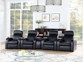 Cyrus Black 5 Pc Theater Seating (4R) - Ornate Home