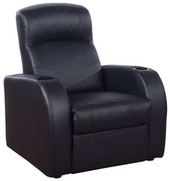 Cyrus Black 7 Pc Theater Seating (5R) - Ornate Home