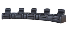 Cyrus Black Recliner - Ornate Home