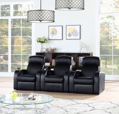Cyrus Black Wedge Console - Ornate Home