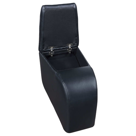 Cyrus Black Wedge Console - Ornate Home