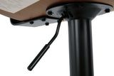 Bellatier Faux Leather Adjustable Height Bar Stools - Ornate Home