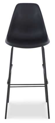 Forestead Black Bar Height Bar Stool (Set of 2) - Ornate Home