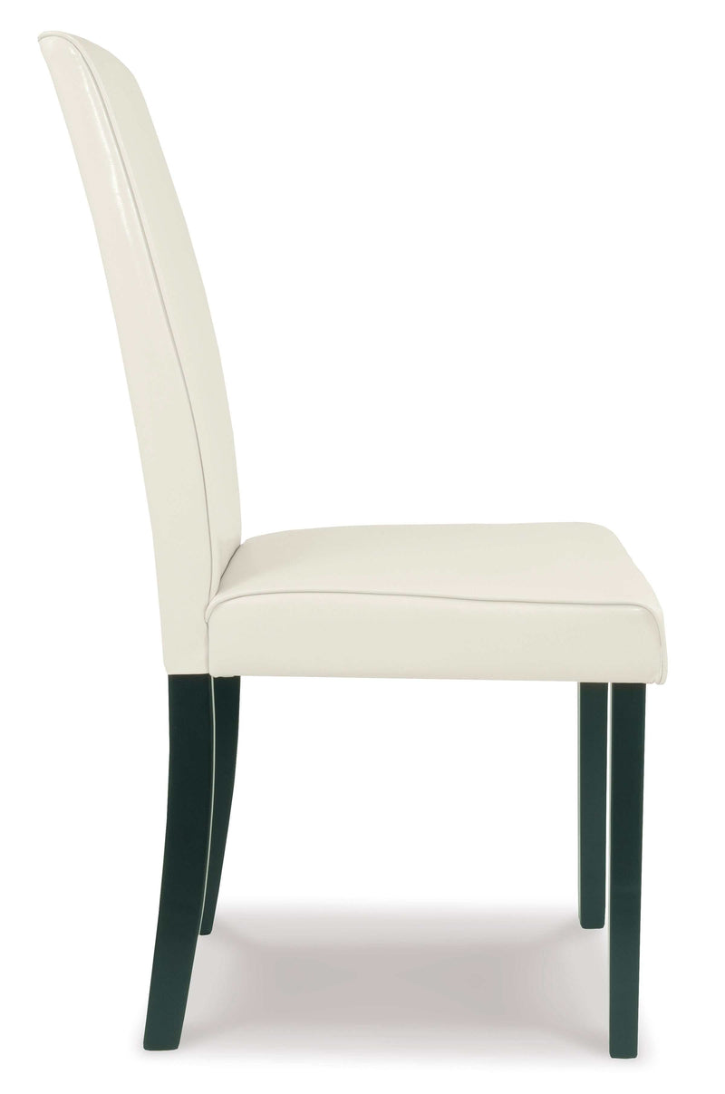 Kimonte Ivory Faux Leather Dining Chair (Set of 2) - Ornate Home