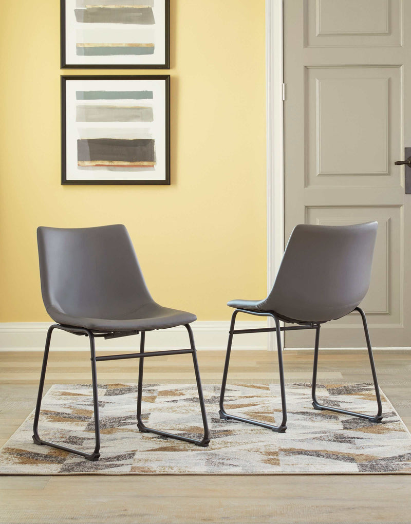 Centiar Gray Side Chair (Set of 2) - Ornate Home