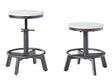 Torjin Vintage White Counter Height Bar Stool (Set of 2) - Ornate Home