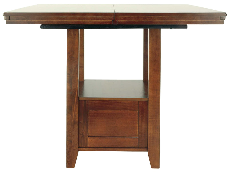 Ralene Medium Brown Counter Height Dining Room Set / 7pc - Ornate Home