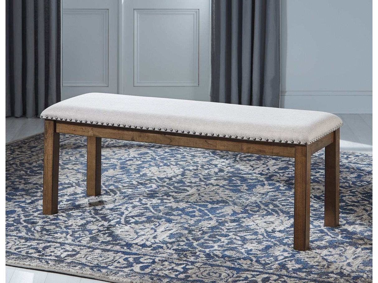 Moriville Beige Dining Bench - Ornate Home